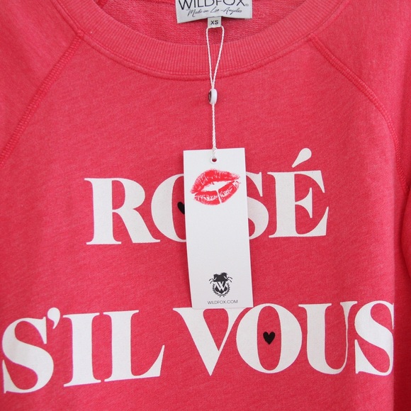 Wildfox “Rosé S’il Vous Plait” Sweatshirt - Picture 5 of 5